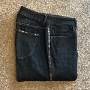 Chico’s Black Platinum Jeans. 0